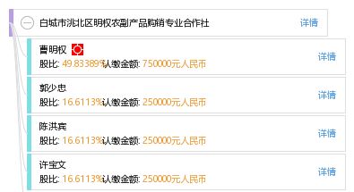 白城市洮北区明权农副产品购销专业合作社